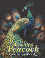 Beautiful Peacock Coloring Book