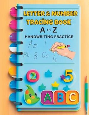 Letter & Number Tracing Book, A to Z Handwriting Pratice