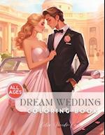 Dream Wedding coloring book girls 