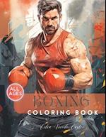 Boxing coloring book