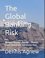 The Global Banking Risk: Optimal Financial Leverage -- Deposit, Credit, market and Operational Risks 