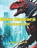 Robo Raptors Coloring Book 