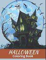 HALLOWEEN Coloring Book: 50 Spooky and Beautiful Halloween Designs 