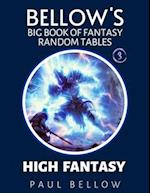 High Fantasy: Random Tables Guidebook for Gamemasters 
