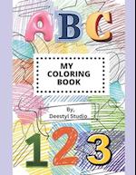 My Coloring Book: ABC's & 123's 