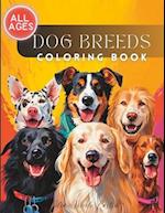 Dog Breeds Coloring Book: For all ages, colorful creatures. 