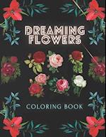 Dreaming Flowers coloring book