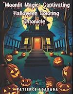 "Moonlit Magic: Captivating Halloween Coloring Chronicle" 