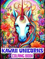 Kawaii Unicorns Coloring Book: A Delightful Illustrations of Cute and Playful Unicorns to Color 