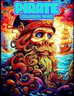 Pirate Coloring Book: A Collection of Unique Pirate Illustrations To Color For Relaxation. 