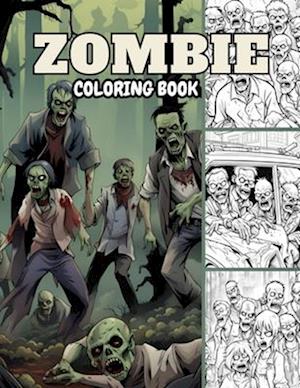 Zombie Coloring Book: A Terrifying Adventure | 8.5x11