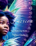 Fairies: Teen Coloring Book 