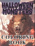 Halloween Monsters Coloring Book