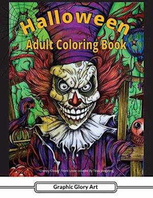 Halloween Coloring Book For Adults