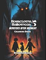 Hometown Halloween 5 Monsters After Midnight Coloring Book 