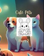 Cute Pets Coloring Book Part 2 