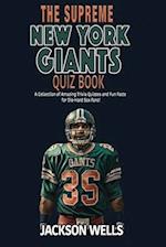 New York Giants: The Supreme Quiz and Trivia Book for all football fans 