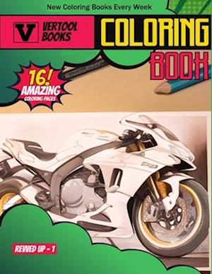 Revved Up 1: A Motorbike Coloring Adventure