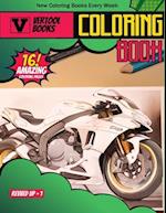 Revved Up 1: A Motorbike Coloring Adventure 