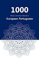 1000 Most Common Words in European Portuguese 