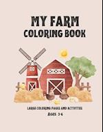 MY FARM COLORING BOOK 