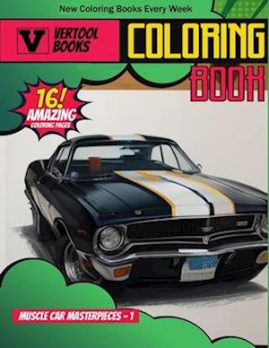 Muscle Car Masterpieces 1: A Coloring Journey