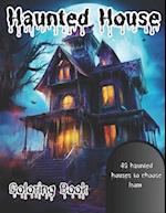 Haunted House Coloring Book