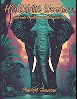 HD Wildlife Wonders: Intricate Mandala Animals Coloring Book 