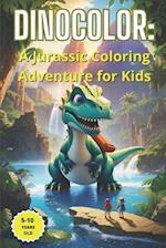 Dinocolor: A Jurassic Coloring Adventure for Kids 