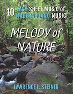 Melody of Nature: 10 Easy Sheet Music of Modern Piano Music 