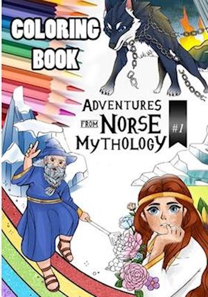 Adventures from Norse Mythology #1 Coloring Book: Coloring Book #1