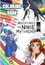 Adventures from Norse Mythology #1 Coloring Book: Coloring Book #1 