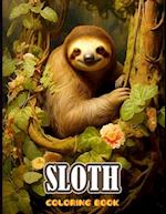 Sloth Coloring Book: Sloth Coloring Pages With Lazy Sloth Illustrations To Color And Relax 