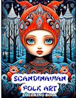 Scandinavian Folk Art Coloring Book