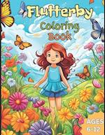 Flutterby Coloring Book