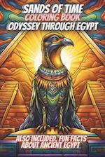 Sands of Time: Coloring Odyssey Through Egypt, over 100 pages! 