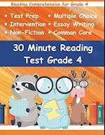 30 Minute Reading Test Grade 4: Reading Comprehension for 4th Grade 