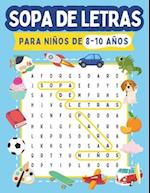 SOPA DE LETRAS para niños de 8-10 años