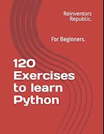 120 Exercises to learn Python 