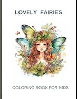 Lovely Fairies: Coloring Book for Kids 