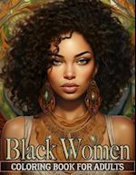 Black Women Coloring Book For Adults