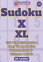 Pappy's Sudoku X - XL: Puzzles With Big Print 