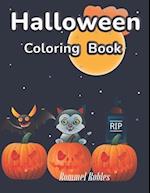 HALLOWEEN COLORING BOOK: halloween coloring images for 4 to 10 years 