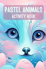 Pastel Animals Activity Book