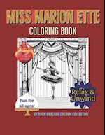 Miss Marion Ette: coloring book 