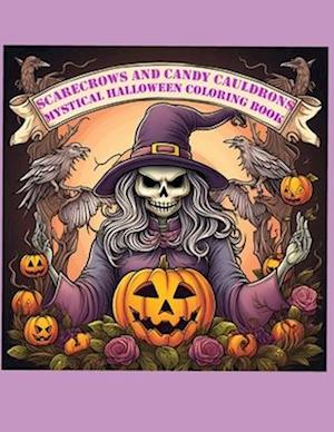 Scarecrows and candy Cauldrons: Mystical Halloween Coloring Book