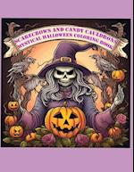Scarecrows and candy Cauldrons: Mystical Halloween Coloring Book 