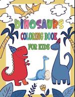 Dinosaurs Coloring Book for Kids: Realistic, Fun, Adorable Illustrations for Your Young Enthusiast 