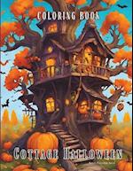 Cottage Halloween Coloring Book
