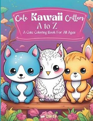 Cute Kawaii Critters A to Z: A Cute Coloring Book For All Ages